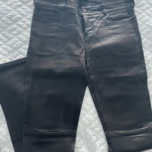 Leather pants